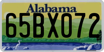AL license plate 65BX072