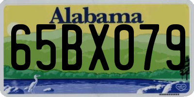AL license plate 65BX079