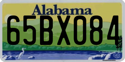 AL license plate 65BX084