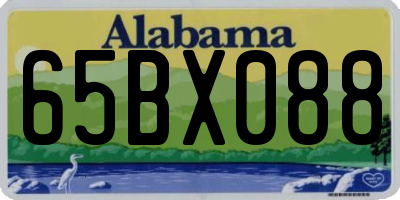 AL license plate 65BX088