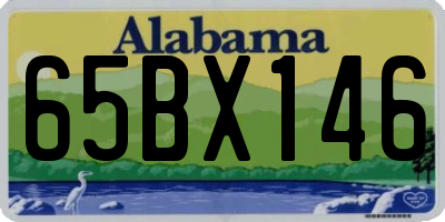 AL license plate 65BX146