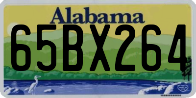 AL license plate 65BX264