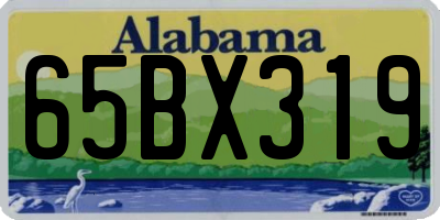 AL license plate 65BX319
