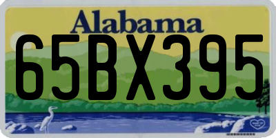 AL license plate 65BX395