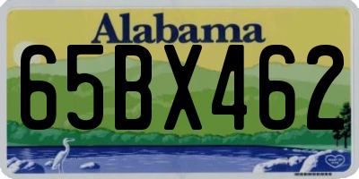 AL license plate 65BX462