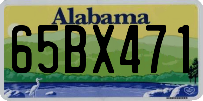 AL license plate 65BX471