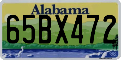 AL license plate 65BX472