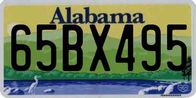 AL license plate 65BX495