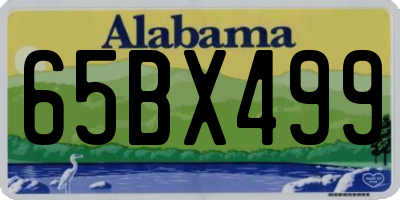 AL license plate 65BX499