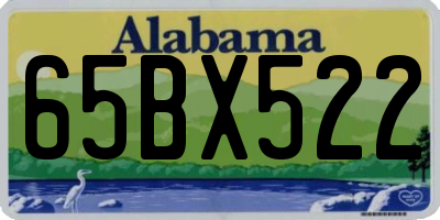 AL license plate 65BX522