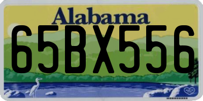 AL license plate 65BX556