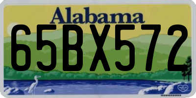 AL license plate 65BX572