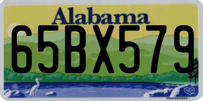 AL license plate 65BX579