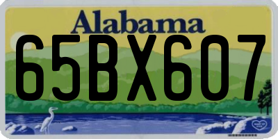 AL license plate 65BX607
