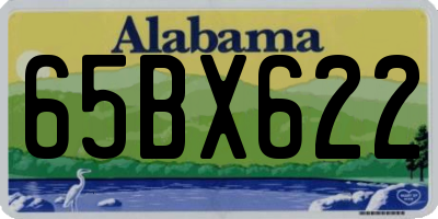 AL license plate 65BX622