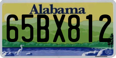 AL license plate 65BX812