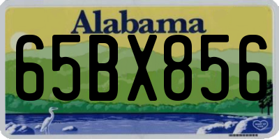 AL license plate 65BX856