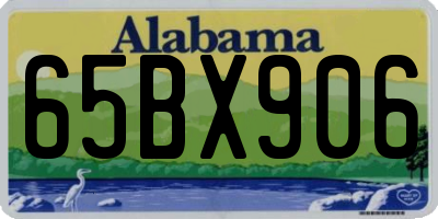 AL license plate 65BX906