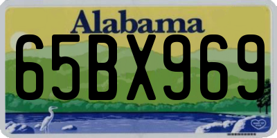 AL license plate 65BX969