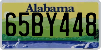AL license plate 65BY448