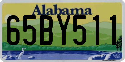 AL license plate 65BY511