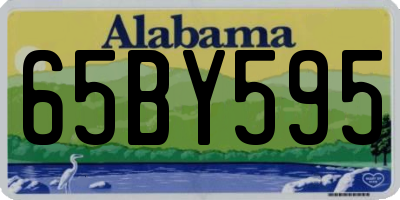 AL license plate 65BY595