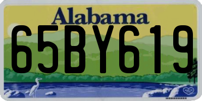 AL license plate 65BY619