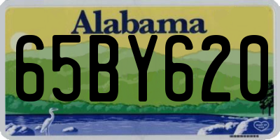 AL license plate 65BY620