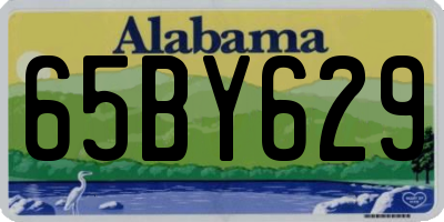 AL license plate 65BY629