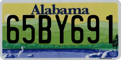 AL license plate 65BY691