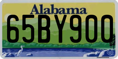 AL license plate 65BY900