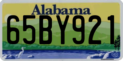 AL license plate 65BY921