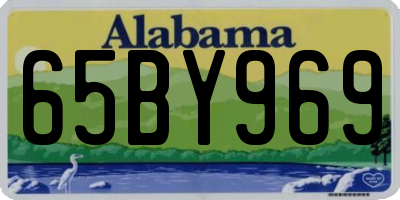 AL license plate 65BY969