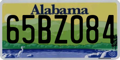 AL license plate 65BZ084