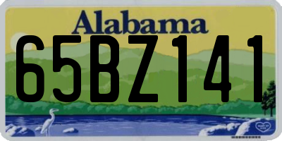 AL license plate 65BZ141