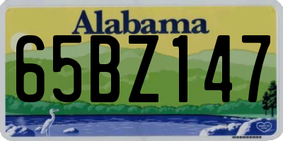 AL license plate 65BZ147