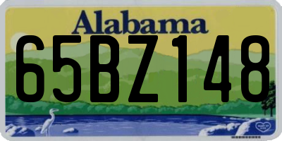 AL license plate 65BZ148