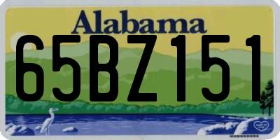 AL license plate 65BZ151