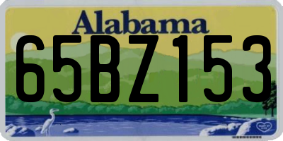 AL license plate 65BZ153