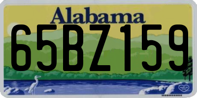 AL license plate 65BZ159