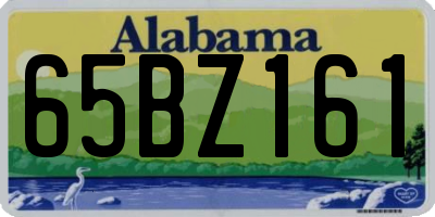 AL license plate 65BZ161