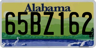 AL license plate 65BZ162
