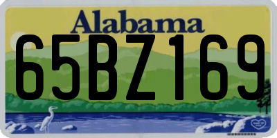 AL license plate 65BZ169