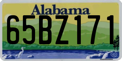 AL license plate 65BZ171