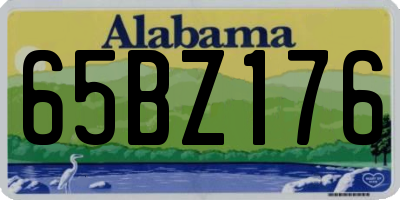 AL license plate 65BZ176