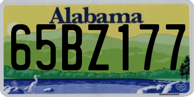 AL license plate 65BZ177