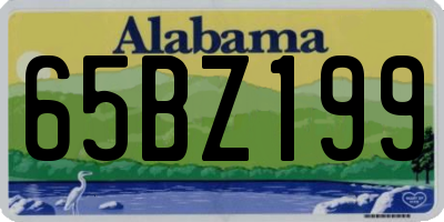 AL license plate 65BZ199