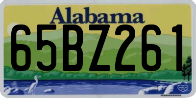 AL license plate 65BZ261