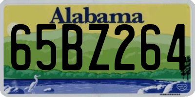 AL license plate 65BZ264