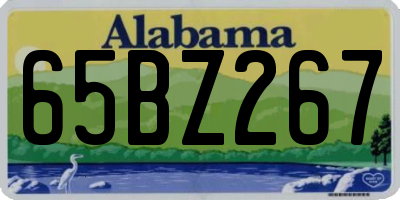 AL license plate 65BZ267